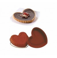 Stampo cuore silicone Silikomart SFT 210 dolci torta dolce crostata heart